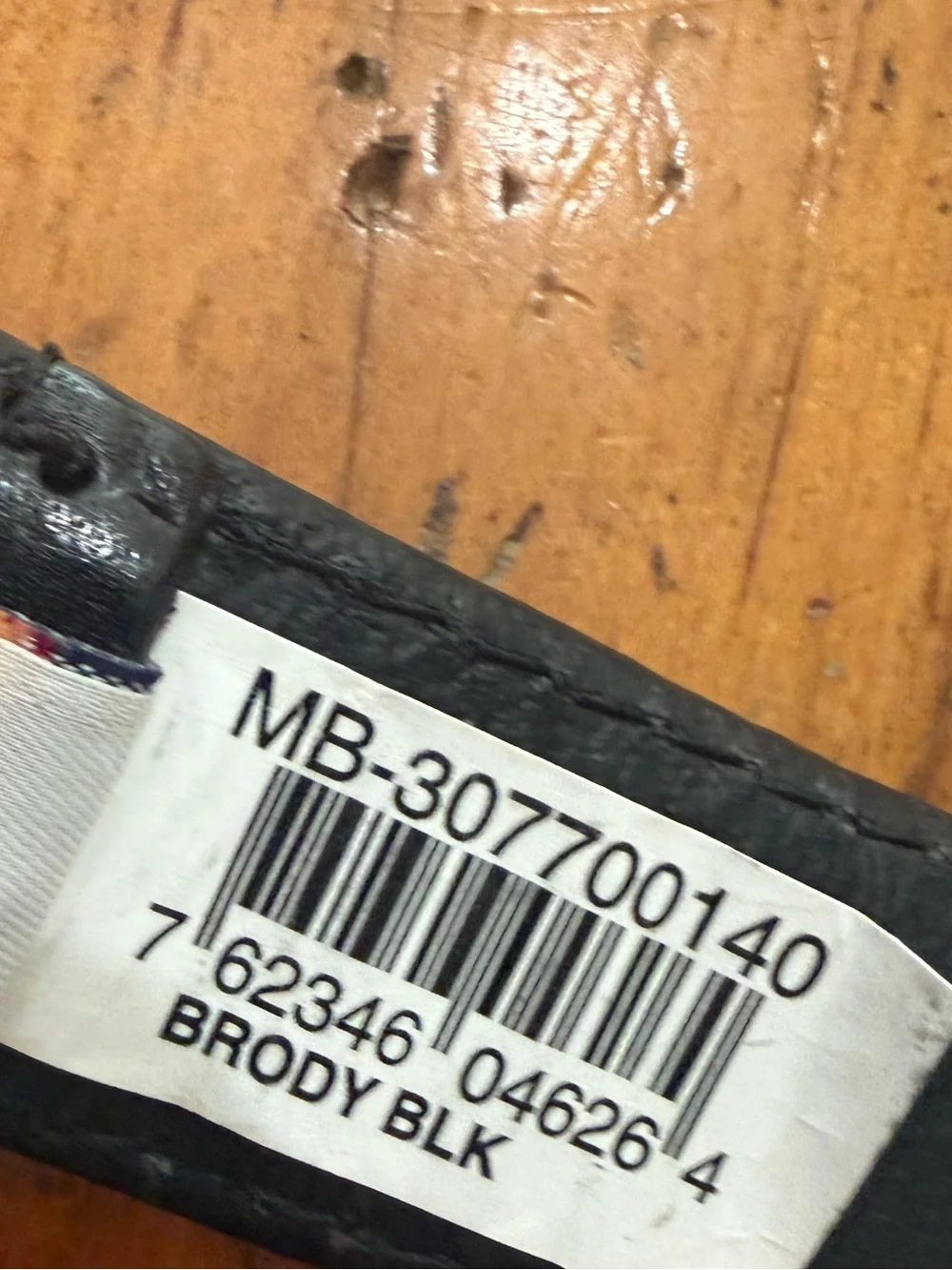 Fossil Classic Brody Black Leather Belt with Silver Buckle